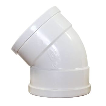 Image for Ipex 6" PVC Sewer 45d Elbow Sdr35 - Gxg from HD Supply