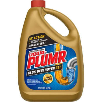 Liquid Plumr Pro-Strength Clog Destroyer, Liquid Drain Cleaner, 80 Fl Oz, Case Of 6