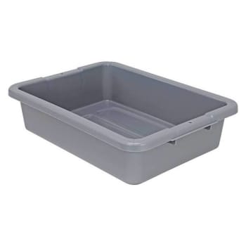 Quantum Storage Systems® Airport Security Bin, 20x15x5 In., Gray, Case Of 12