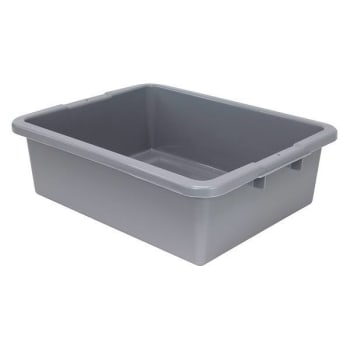 Image for Quantum Storage Systems® Airport Security Bin, 21.5x17x7 In., Gray, Case Of 12 from HD Supply