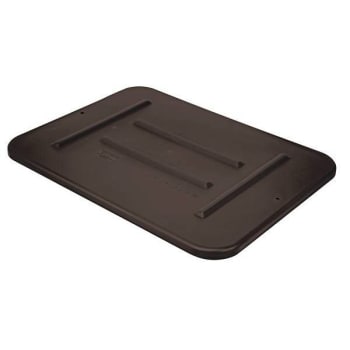 Quantum Storage Systems® Lid For Fsb Airport Security Bin, Brown, Case Of 12
