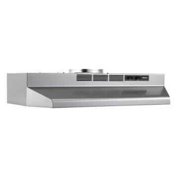 Image for Broan Convertible 30" Under-Cabinet Range Hood, Stainless Finish With Printguard from HD Supply