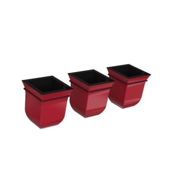 Image for Mayne Valencia 8in Wall Mount Planter - Red 3871-R from HD Supply