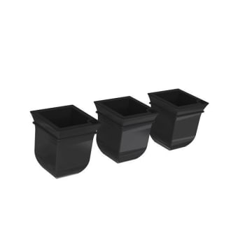Mayne Valencia 8in Wall Mount Planter - Black 3871-B