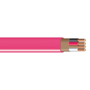 Image for Southwire 10/3 Solid Romex Sim Pull Cu Nm-B With G Wire, Pink, 250 Ft. from HD Supply