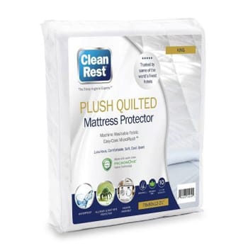 Image for Cleanrest Quilted Waterproof Mattress Protector King Case Of 8 from HD Supply