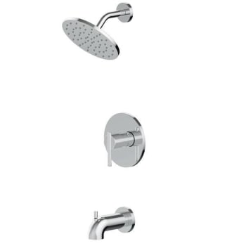 Image for Seasons Westwind Round Shower And Tub Combination Chrome from HD Supply