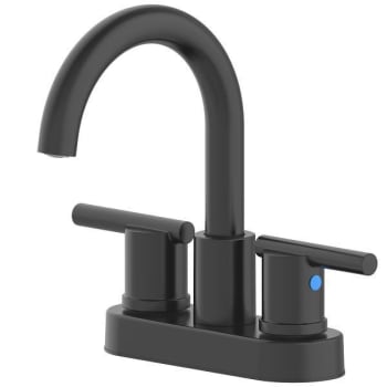 Image for Seasons Westwind Center Set bathroom Faucet, 1.2 Gpm, Matte Black from HD Supply