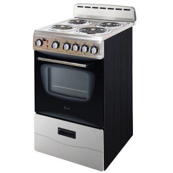 Image for Avanti PRO 20 In. 2.1 cu. ft. Coil Electric Freestanding Range, Manual Clean, Stainless Steel, ADA from HD Supply
