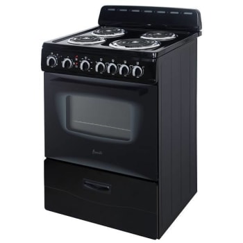 Image for Avanti PRO 24 In. 2.6 Cu. Ft. Coil Electric Freestanding Range, Maunal Clean, Black, ADA from HD Supply