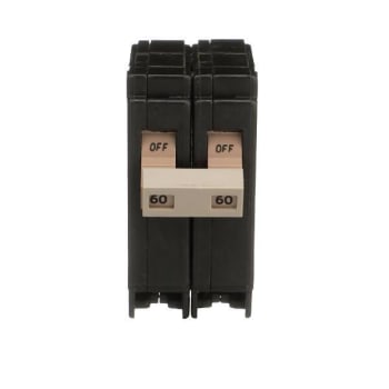 Image for Eaton Ch 60 Amp 120-Volt/240-Volt 2-Pole Circuit Breaker With Trip Flag from HD Supply