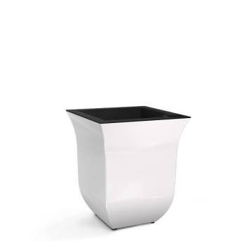 Image for Mayne Valencia 8in Planter - White 3870-W from HD Supply