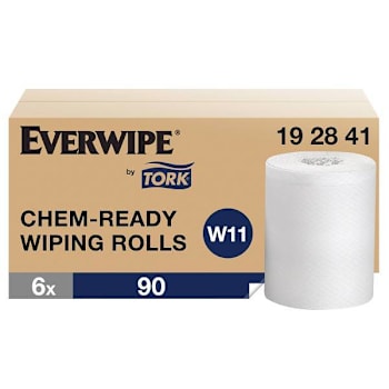 Image for EVERWIPE By Tork Chem-Ready Wiping Rolls White Make Your Own Wet Wipes Case Of 6 from HD Supply