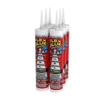 Image for Flex Seal Pro-Formula Rubberized Waterproof Adhesive, Clear, 9 Oz., Case Of 6 from HD Supply