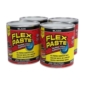 Image for Flex Seal Flexible Watertight Multipurpose Sealant, Black, 3 Lb Paste, Case Of 4 from HD Supply