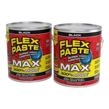 Image for Flex Seal Max Flexible Watertight Multipurpose Sealant, Black, 12 Lb, Case Of 2 from HD Supply