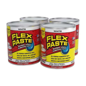 Image for Flex Seal Flexible Watertight Multipurpose Sealant, White, 3 Lb Paste, Case Of 4 from HD Supply
