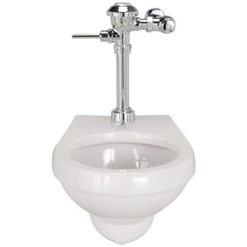 Image for Zurn Wall-Hung Automatic Toilet 1.28gpf Diaphragm Flush Valve Elongated Chrome from HD Supply