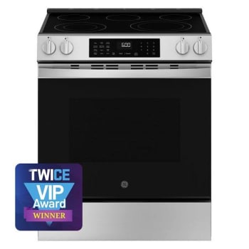 Image for GE ENERGY STAR 30 In. 5.3 Cu. Ft. Smooth Electric SmartHQ Slide-In Range, Air Fry, Steam Clean, Stainless Steel, ADA from HD Supply