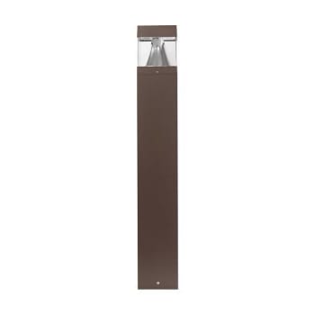 Liteco Outdoor LED Bollard, Tunable Color Temp And Lumen Output, Bronze