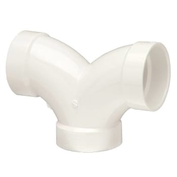 Image for Nibco 2" PVC DWV Double 90-Degree All Hub Elbow Fitting from HD Supply