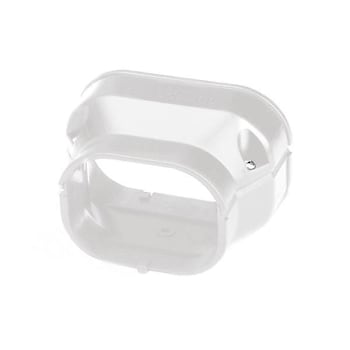 Rectorseal Slimduct 3.75"-2.75" Reducer, White 100-77