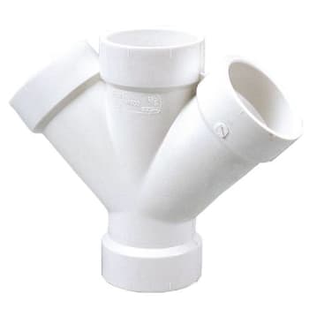 Image for Nibco 4" PVC DWV H X H X H Double Wye from HD Supply