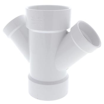 Image for Nibco 3" X 3" X 2" X 2" DWV PVC Double Wye from HD Supply