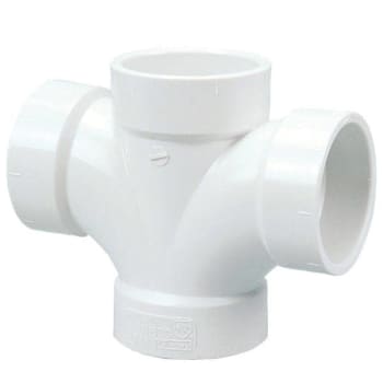 Image for Nibco 3" PVC DWV All-Hub Double Sanitary Tee Fitting from HD Supply
