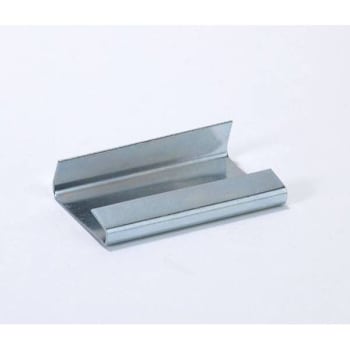 Pac Strapping Products 1/2"W Metal Seal For Hand-Grade Pp Strapping Case Of 1000