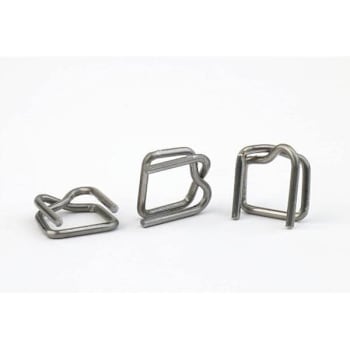 Pac Strapping Products 1/2"W Metal Buckles-Hand-Grade Pp Strapping Case Of 1000