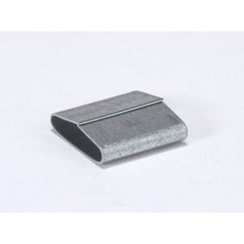 Pac Strapping Products 3/4"W Metal Seals Push-Style-Steel Strapping Case Of 1000