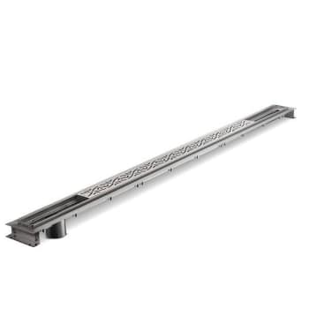 Zurn 60"Showerdrain With Outlet With Serenity Grate