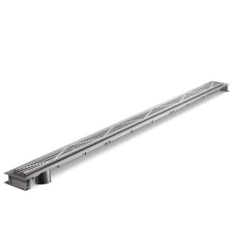 Image for Zurn 60"Shower Drain With Outlet And Wave Grate from HD Supply