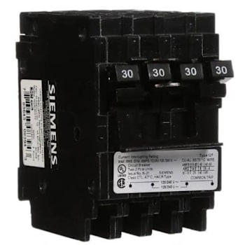 Image for Siemens Interchangeable 30-30 Amp 120/240 Volt 2-Pole Circuit Breaker from HD Supply