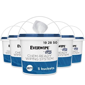 Image for EVERWIPE By Tork Chem-Ready Buckets Make Your Own Wet Wipes Reusable from HD Supply