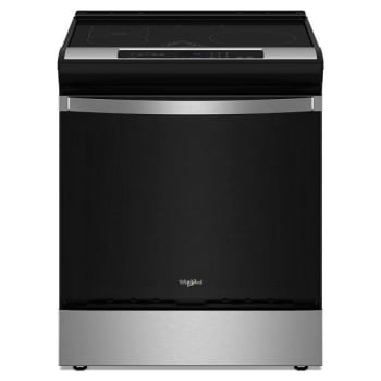 Image for Whirlpool® ENERGY STAR® 30 In. 6.4 Cu. Ft. Smooth Electric Slide-In Range With Air Cooking Technology, Self Clean, Stainless S from HD Supply