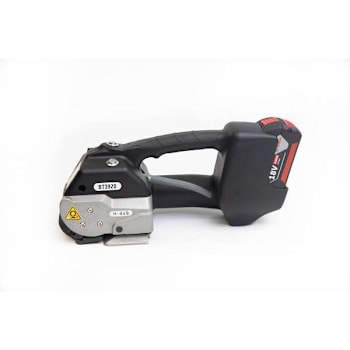 Pac Strapping Products 5/8"W Battery Powered Strapping Tool 2 Batteries 1 Chargr