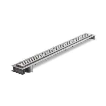 Zurn 40"Shower Drain With End Bottom Outlet