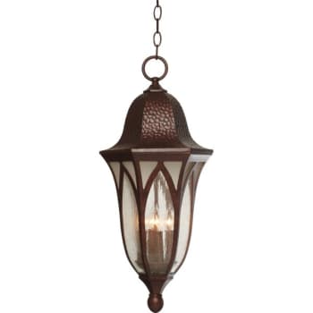 Image for Designers Fountain Berkshire 11 x 25.25 in. 4-Light Outdoor Lantern (Burnished Antique Copper) from HD Supply