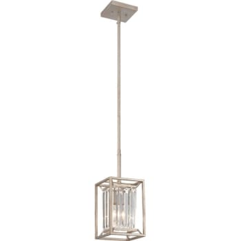 Image for Designers Fountain Linares 7 In. 1-Light Pendant Fixture (Aged Platinum) from HD Supply