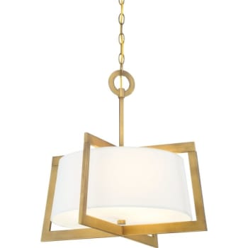 Image for Designers Fountain Hyde Park Vintage Gold 3-Light Inverted Pendant from HD Supply