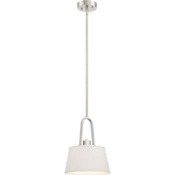 Image for Designers Fountain Studio 10 In. 1-Light Pendant Fixture (Satin Platinum) from HD Supply