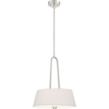 Image for Designers Fountain Studio 15 In. 2-Light Pendant Fixture (Satin Platinum) from HD Supply