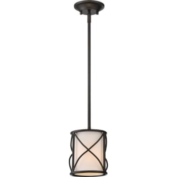 Image for Designers Fountain Avara 6 in. 1-Light Pendant Fixture (Oil Rubbed Bronze) from HD Supply