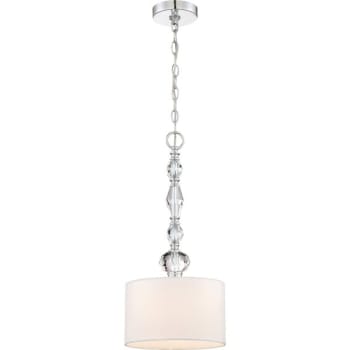 Image for Designers Fountain Evi 10 in. 1-Light Pendant Fixture (Chrome) from HD Supply