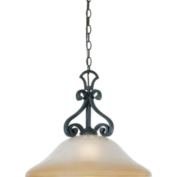 Image for Designers Fountain Barcelona 18 x 14.5 in. 1-Light Outdoor Lantern (Natural Iron) from HD Supply