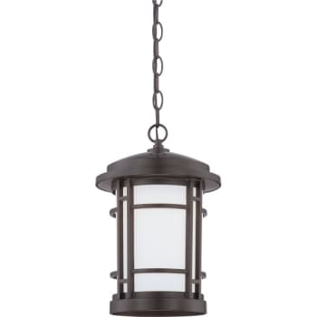 Image for Designers Fountain Barrister 9 x 14.75 in. 1-Light Outdoor Lantern (Burnished Bronze) from HD Supply
