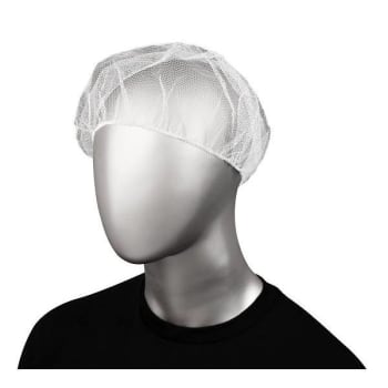 Ambishield Nylon Mesh Hairnet 1/8" Holes 24" White Case Of 1000