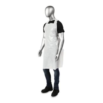 Image for Ambishield 2 Mil Polyethylene Aprons Embossed Boxed 28 X 46 White Case Of 500 from HD Supply